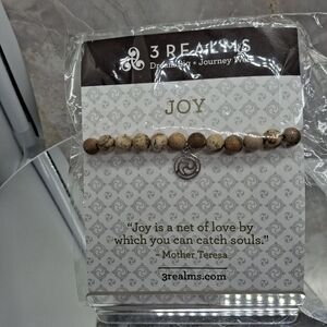 Joy Beaded Bracelet - Tan